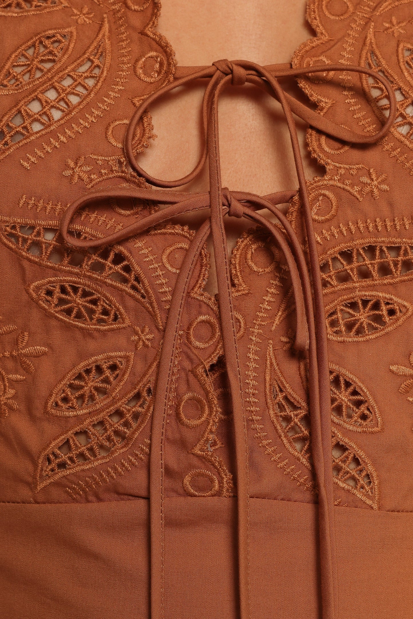 Rhodes Mini Dress - Brown