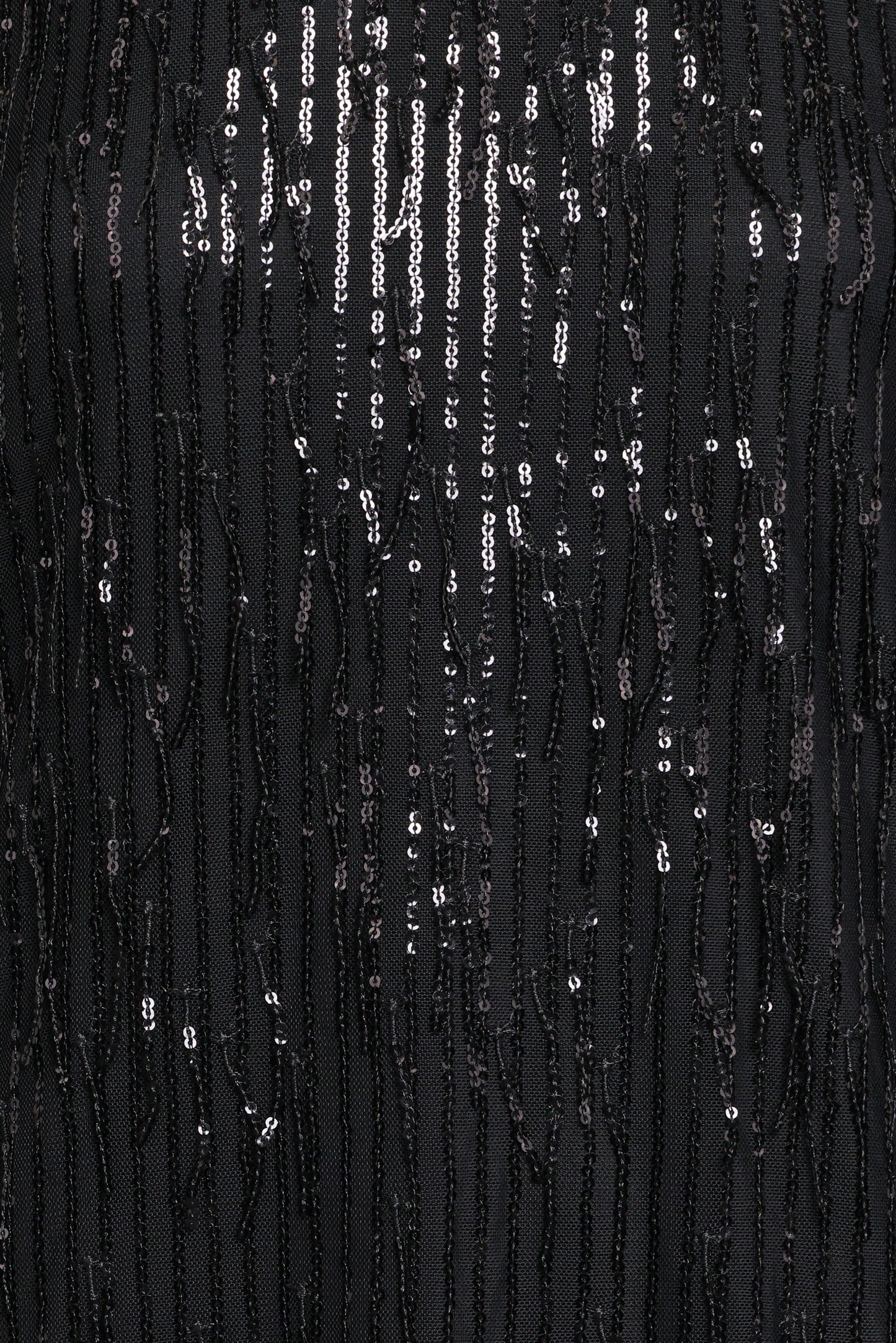 Serena Sequin Mini Dress - Black