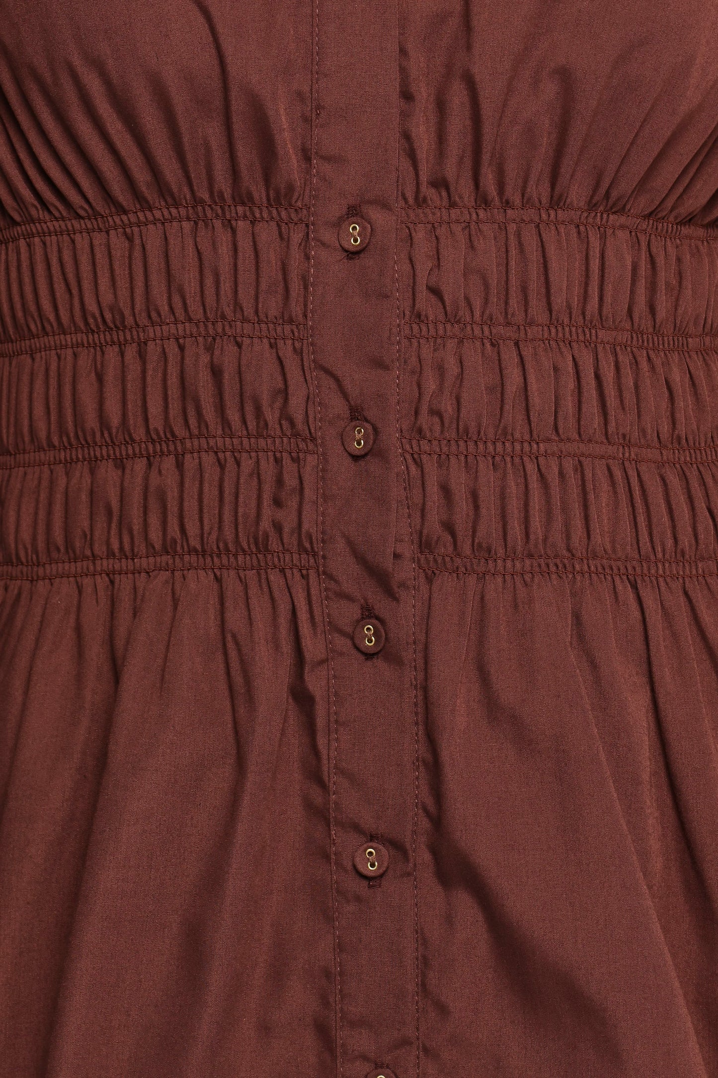 Wallace Mini Dress - Chocolate